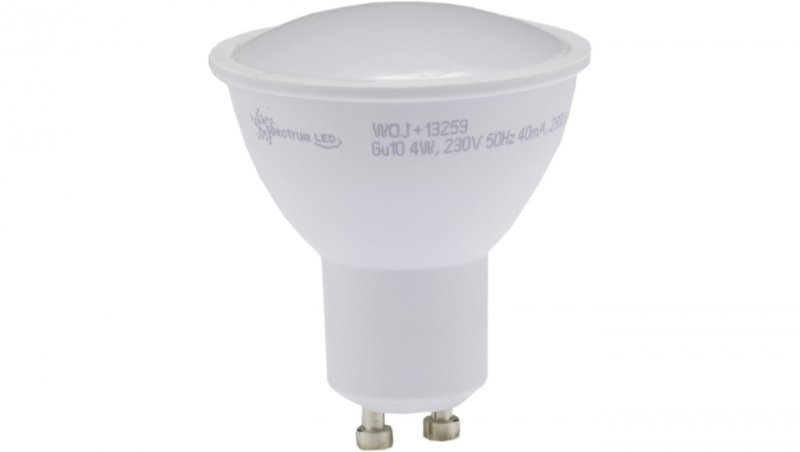 Żar. LED GU-10 230V 4W 300lm ciepła