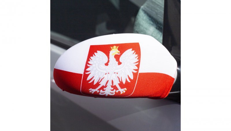 Pokrowce na lusterka samochodowe 2szt. POLSKA
