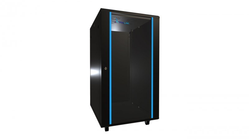 Szafa rack stojąca Extralink 22U 600x800 Czarna