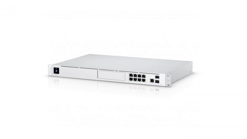 Konsola UniFi Dream Machine, 8x RJ45 1000Mb/s, 1x SFP+, 1x RJ45 1000Mb/s WAN, 1x SFP+ WAN, slot HDD Ubiquiti UDM-PRO