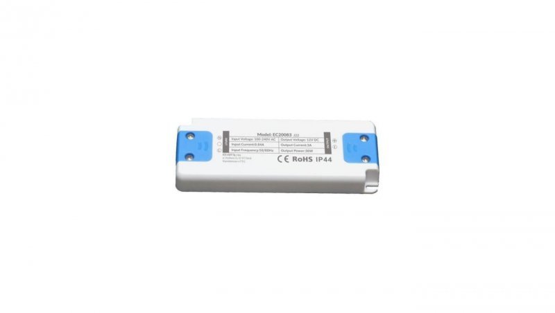 Zasilacz meblowy do taśm LED IP44 12V 36W