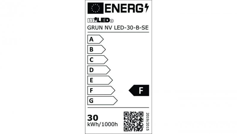 Naświetlacz Projektor LED Miledo GRUN NV LED-30-B-SE 30W NW 4000K IP44 2650lm czujnik PIR oprawa ruchoma 130 czarny 31399