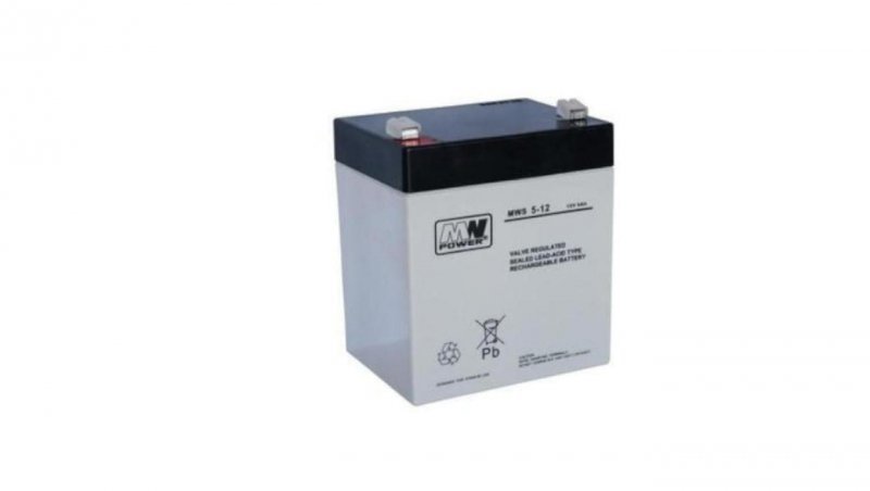 MWS 5-12 Akumulator AGM 12V 5Ah 5 lat żywotności MW Power
