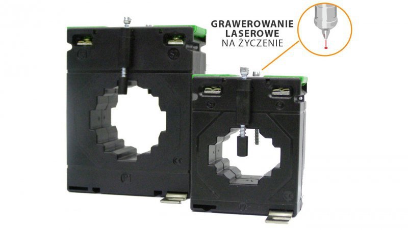 Przekładnik prądowy z otworem na szynę 502130:50/21 (30) 0080A:80A LCTB