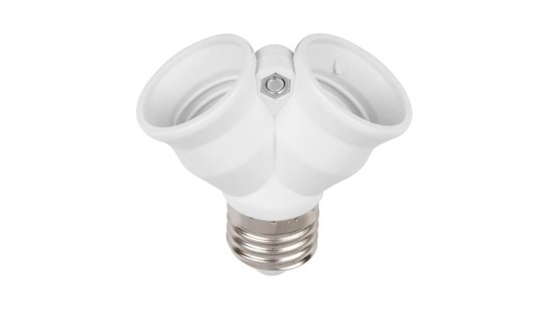 LED line Przejściówka żarówki E27-2xE27