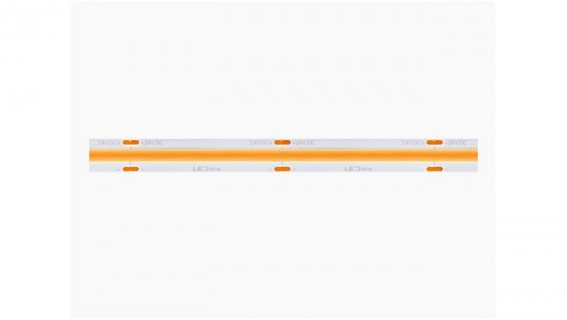 LED line PRIME taśma LED ciągła linia 528 COB 24V 2700K 14W IP66 5m 5 lat gwar.