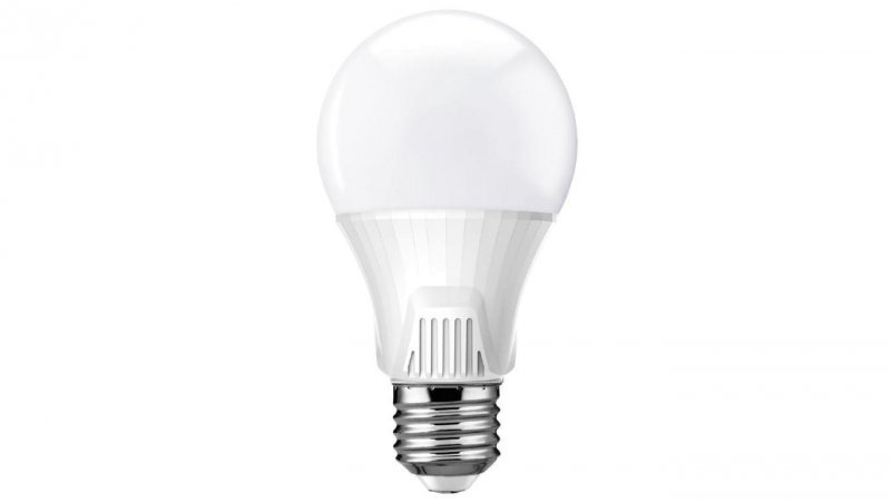 Żarówka LED E27 A60 9W = 60W 810lm 4000K Neutralna 220 KOBI Czujnikiem Ruchu i Zmierzchu