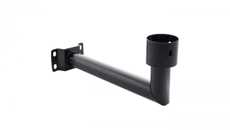 Uchwyt do lampy ulicznej solarnej 40cm RURA 75 mm Czarny