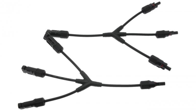 LC złącze fotowoltaiczne MC4 typ Y potrójne 2,5-4mm2 6mm2 IP67 1000V DC