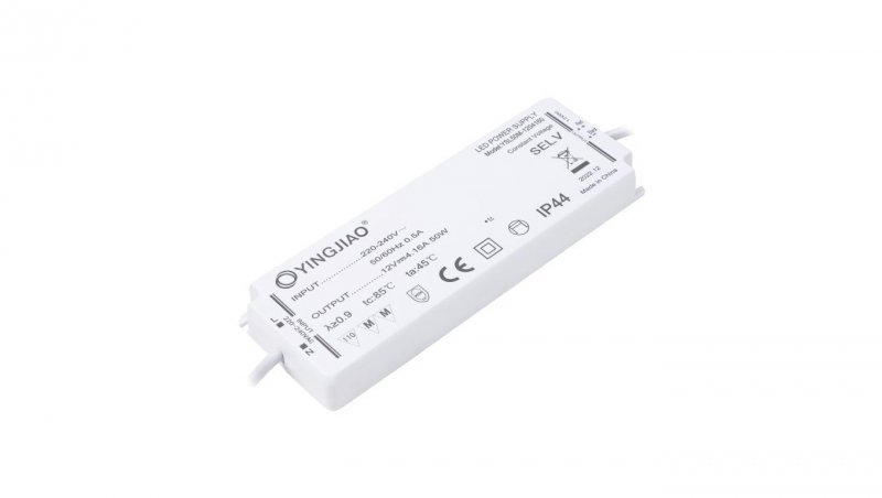Zasilacz stałonapięciowy LED Yingjiao YSL50M 12V 4,16A 50W IP44