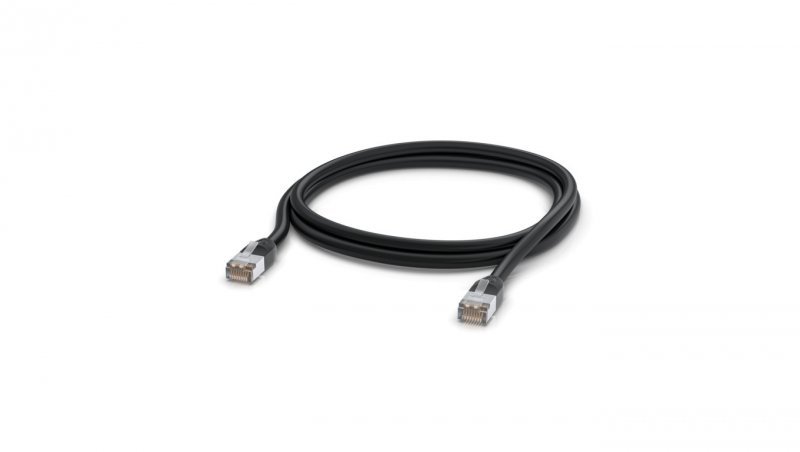 Patchcord LAN Zewnętrzny, Cat.5e STP, 2m, czarny Ubiquiti UACC-Cable-Patch-Outdoor-2m-BK