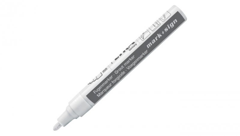 Marker cementowy do fug Grout Marker biały 2-4mm LYRA