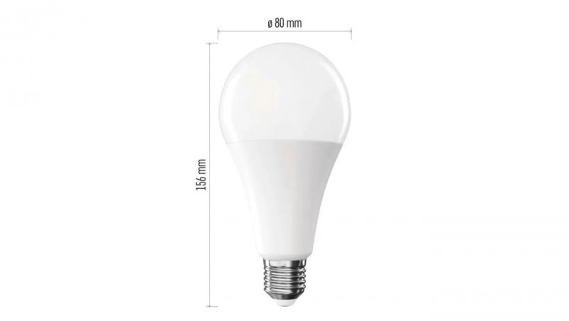 Żarówka LED Classic A80 E27 20W (150W) 2452lm neutralna biel ZQ5E83