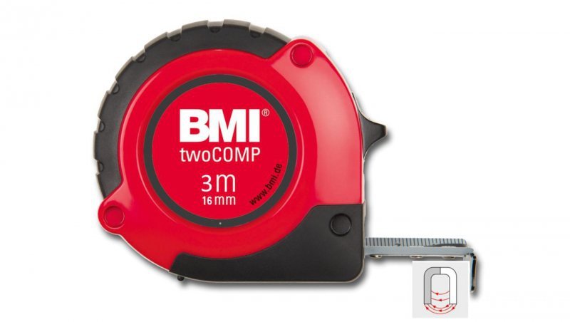 Miara zwijana BMI twoCOMP 3 m magnetyczna