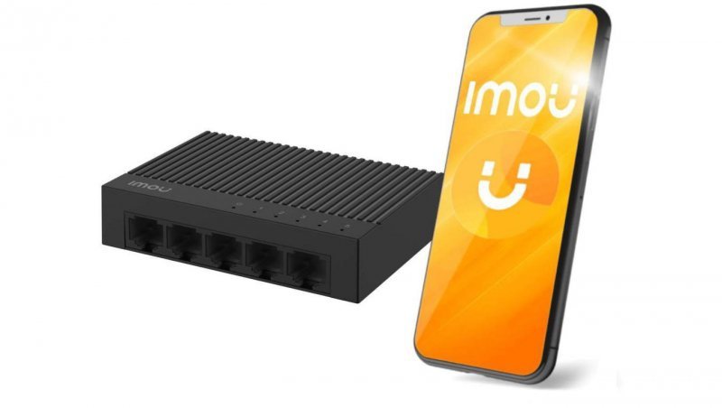 Switch Imou 5-portowy SF105C plastikowa obudowa 100Mbps