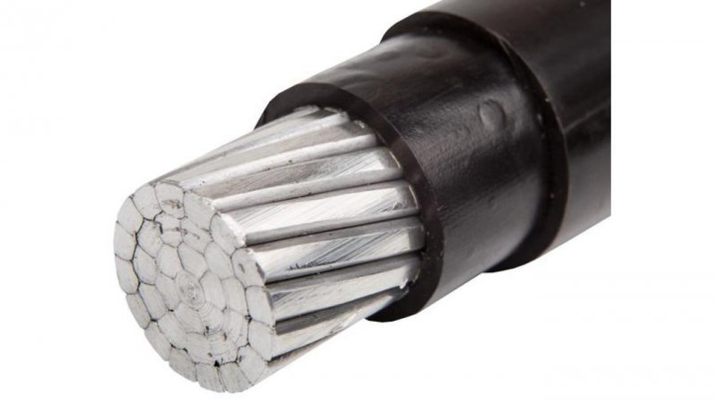 Kabel ziemny Nkt czarny YKY 4x16 żyła niebieska re