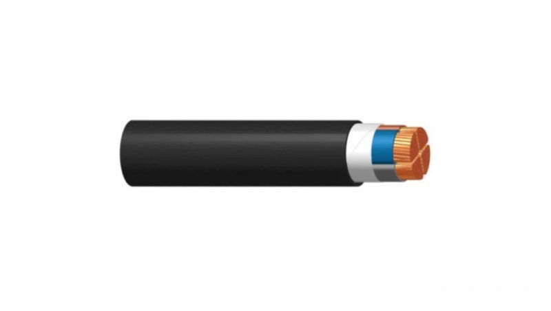 Kabel ziemny czarny rmc YKY 4x25 Nkt