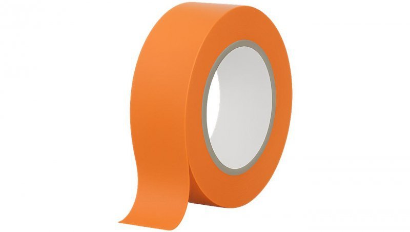 Taśma izolacyjna PVC 15mm x 10m ERKO pomarańczowa