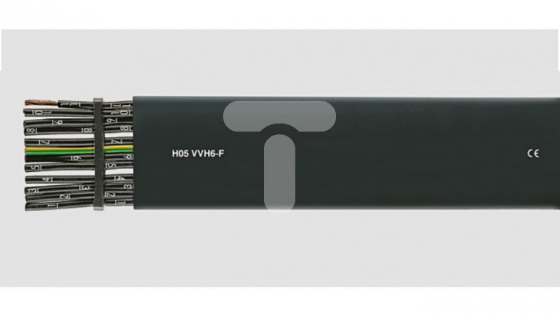 Przewód dźwigowy płaski H07VVH6-F 10G1,5 450/750V 27005 /bębnowy/