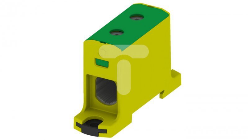 Złączka szyn gwint AL/CU 6-95mm2 TS35 1-tor 2-otw zaciskowe OTL95 żółto- zielony MAA1095Y10 89710009