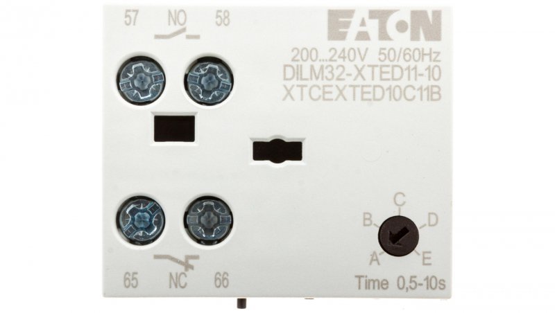 Elektroniczny moduł czasowy opoźnione opadanie 0,5-10s 1Z 1R 200-240V AC/DCDILM32-XTED11-10(RAC240) 104945