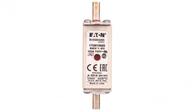Wkładka bezpiecznikowa DIN000 160A aR 690V 170M1569D