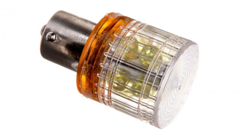 Dioda LED Ba15s 24 V DC żółta do kolumn sygnalizacyjnych T0-IKML024S