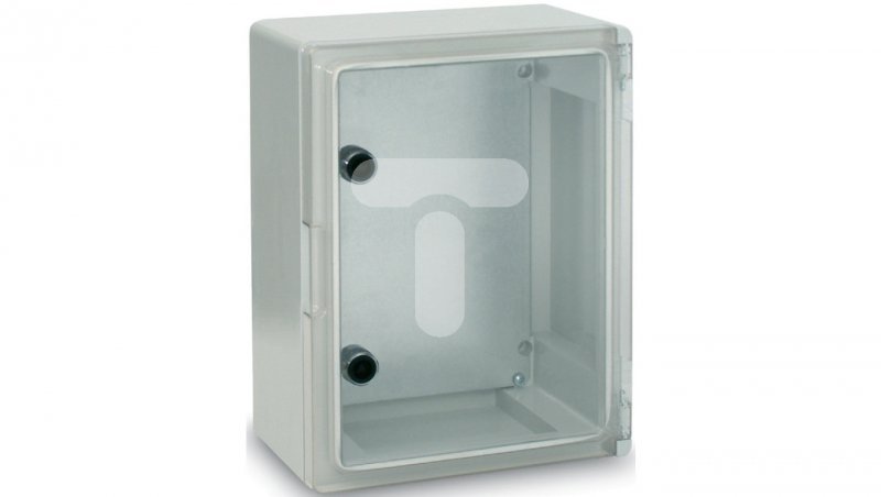 Obudowa z drzwiami transparentnymi SWD 400x300x195mm IP65 z płytą montażową ICW-304019-P