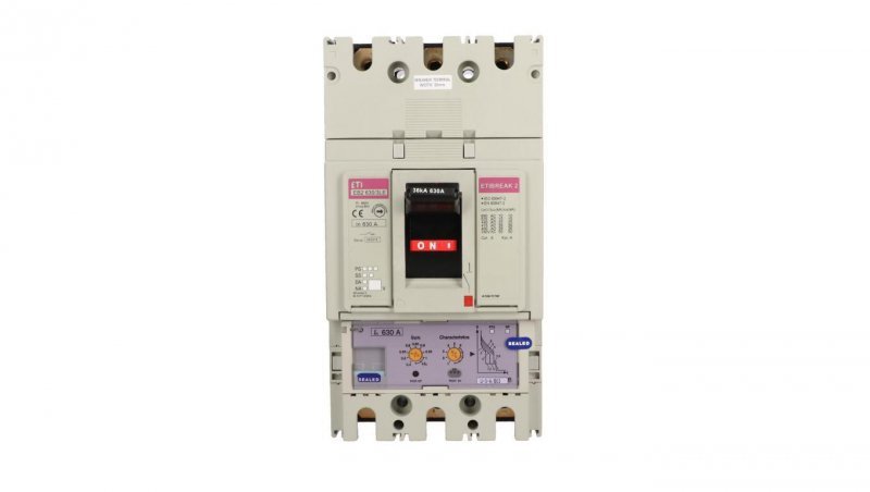 Wyłącznik mocy 3P 630A 36kA /wyzwalacz elektroniczny/ EB2 630/3LE 004671121