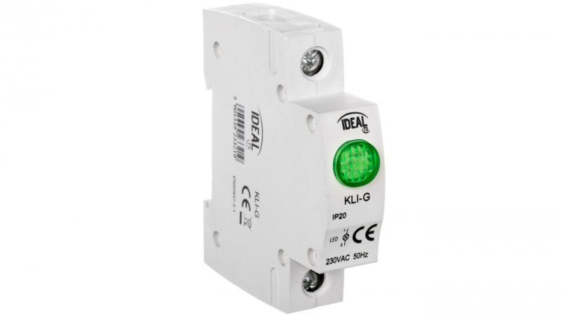 Lampka modułowa LED KLI-G zielona 23321
