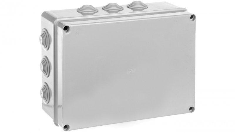Puszka natynkowa z pokrywą i śrubami seria 400 IP55 300x220x120 EC400C8