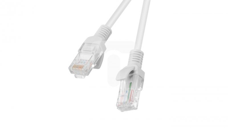 Kabel krosowy patchcord F/UTP kat.5e 1m szary PCF5-10CC-0100-S