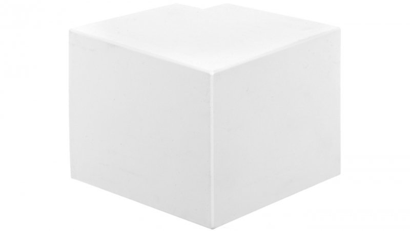 Narożnik do kanałów kablowych zewnętrzny AE 60x60 biały ECAE6060B