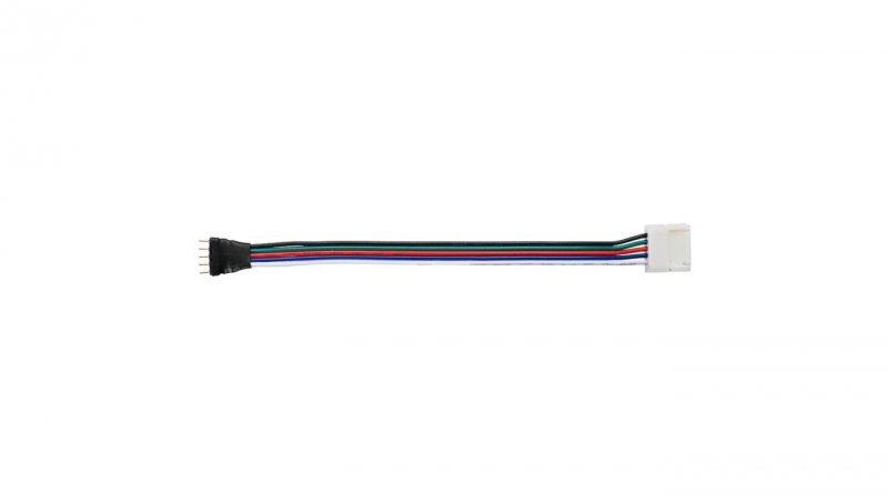 Złączka do taśmy led rgbw 12mm t+k 5-pin łączy taśmę rgbw z kontrolerem rgbw
