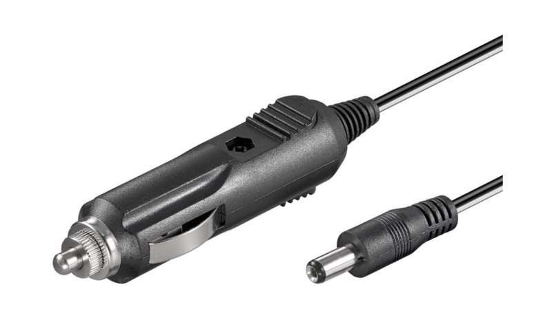 Kabel do zapalniczki samochodowej 1,8m - gniazdo zapalniczki &gt; Wtyk DC (5,50 x 2,10mm) 12019