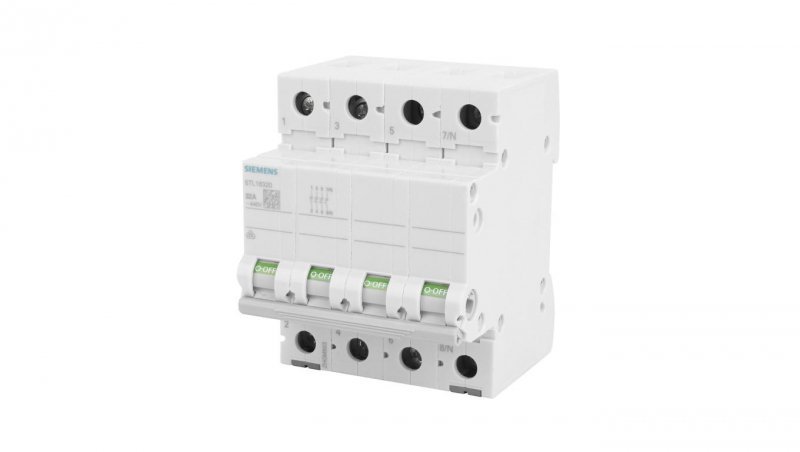 Rozłącznik modułowy 32A 3P+N 5TL1632-0