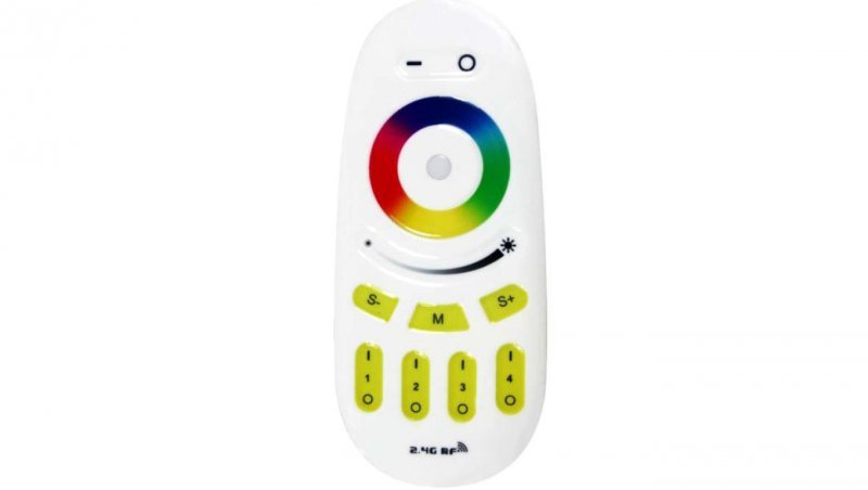 Pilot do Kontroler led RGBW 4 strefowy 2,4ghz RF MI-Light RGB i RGBW FUT096