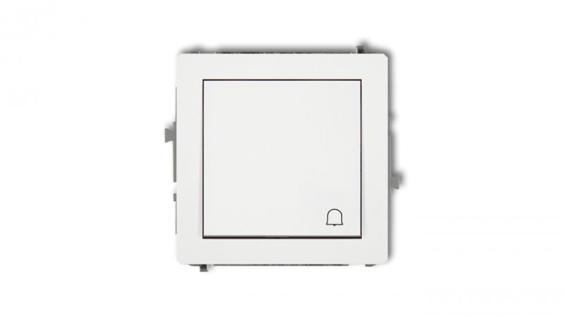 DECO Przycisk /dzwonek/ biały mat 25DWP-4