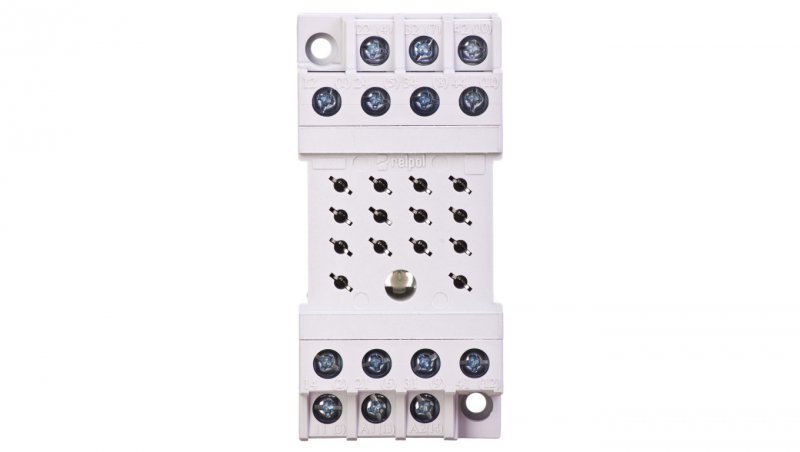 Gniazdo przekaźnika R15 4P 10A 250V GZ14 592022