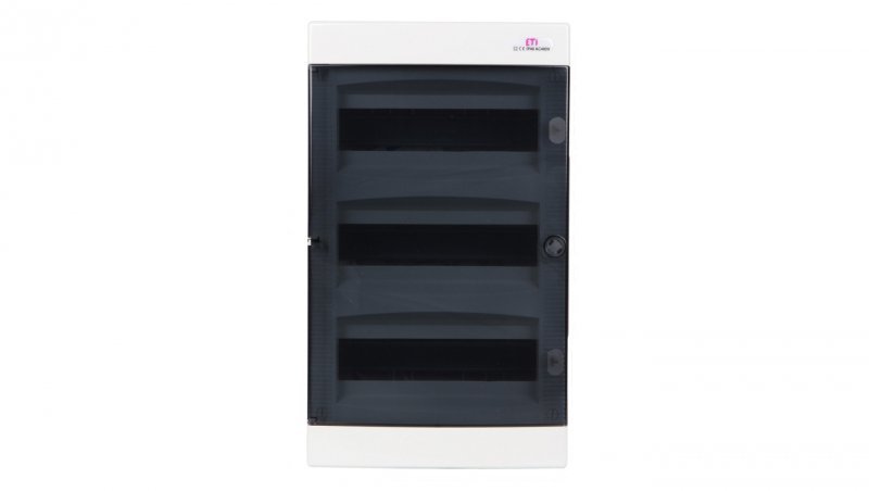 Rozdzielnica modułowa 3x12 natynkowa /transparentna/ IP40 ECT36PT-S DIDO 001101070