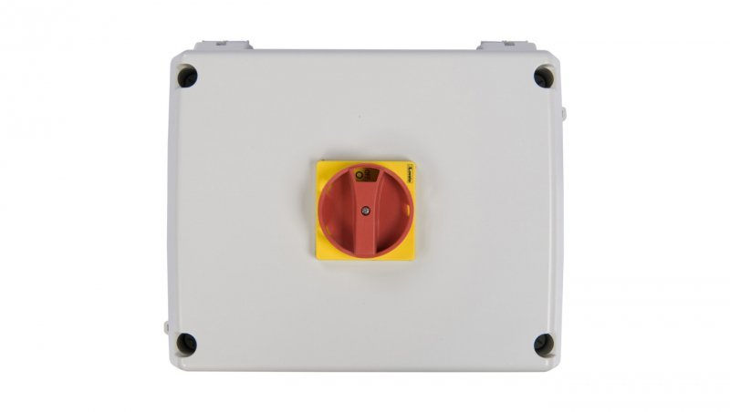 Obudowa do rozłącznika GA063A-GA125A pokrętło czerwono-żółte IP65 GAZ3