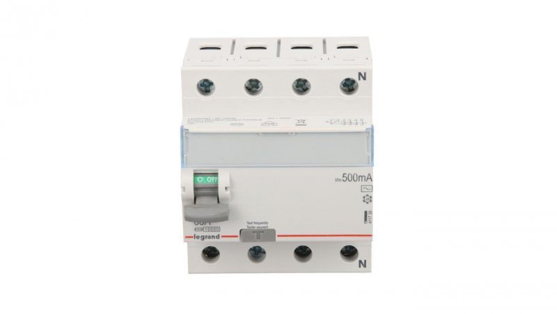 Wyłącznik różnicowoprądowy 4P 63A 0,5A typ AC P304 TX3 411739