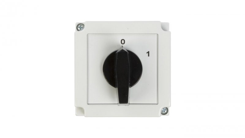 Łącznik krzywkowy 0-1 3P 25A w obudowie 4G25-10-PK 63-840306-031