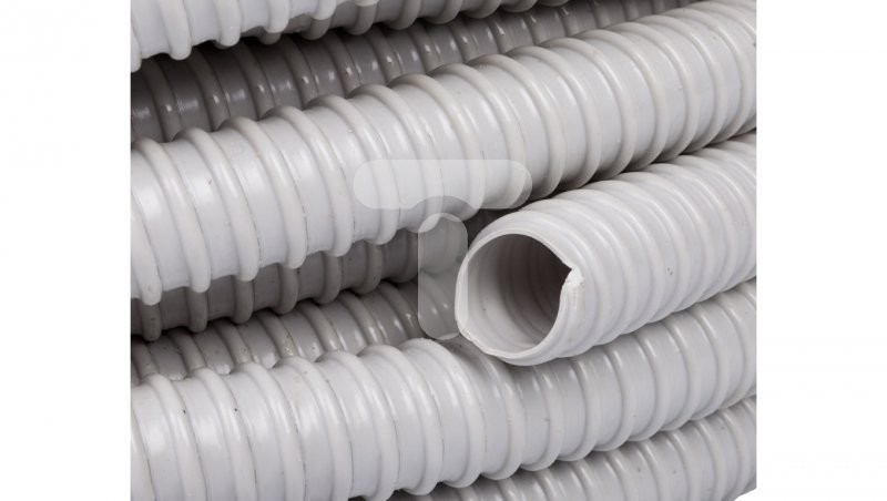 Rura karbowana wzmocniona spiralą 320N RSF 20 szara 68352 /30m/