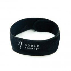 Opaska kosmetyczna frotte Noble Lashes Czarna