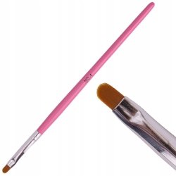 PĘDZELEK DO ŻELU MANICURE ROZMIAR 4 OWALNY DŁUGOŚĆ WŁOSIA 7 MM