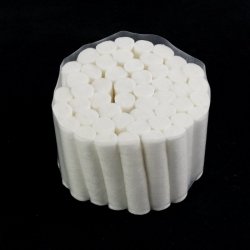 Separatory wałeczki bawełniane do pedicure MollyLac (dł. 38 mm śr. 8 mm) 20 paczek po 50 szt 1000 szt