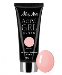 Acrylgel LED/UV Molly Nails akrylożel budujący HEMA/Di-HEMA free Musk 30ml