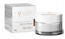 Henna pudrowa do brwi Noble Medium Brown
