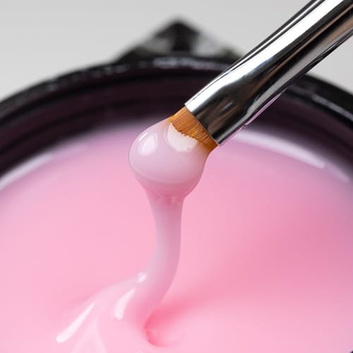 Budujący żel samopoziomujący builder gel Molly Nails French Pink 50 g